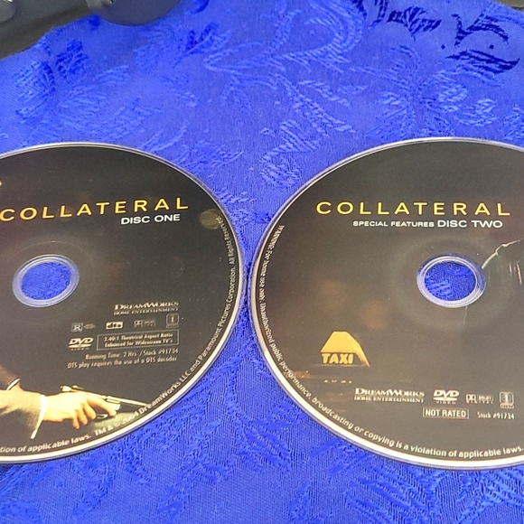 💿 Collateral 2-Disc DVD starring Tom Cruise & Jamie Foxx [Widescreen] - Picture 6 of 9